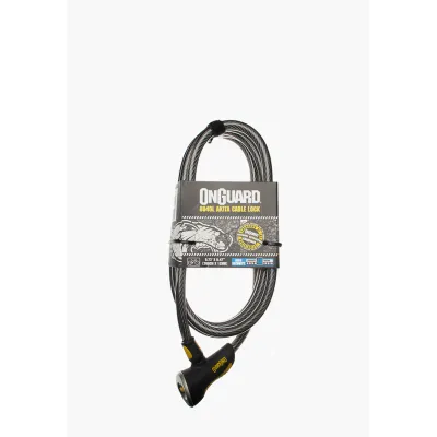 Велозамок Onguard 8040L AKITA 300см х 12мм Чорний - 1 - Robinzon.ua