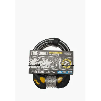 Велозамок кодовий Onguard 8031GLO DOBERMAN GLO 185см х 12мм Чорний - 1 Велозамок кодовий Onguard 8031GLO DOBERMAN GLO 185см х 12мм Чорний - 1 - Robinzon.ua