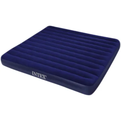 Надувной матрас Intex 64755 двухместный 183х203х25 см Синий - 2 - Robinzon.ua