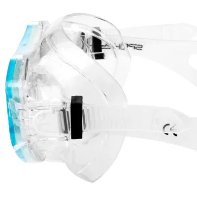 Маска для плавання Spokey Catfish Білий з бірюзовим - 1 Маска для плавання Spokey Catfish Білий з бірюзовим - 1 - Robinzon.ua