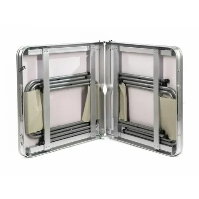 Розкладний стіл посилений з парасолькою Easy Campi 1.8м для пікніка зі стільцями в валізі Коричневий+Мангал - 4 Розкладний стіл посилений з парасолькою Easy Campi 1.8м для пікніка зі стільцями в валізі Коричневий+Мангал - 4 - Robinzon.ua