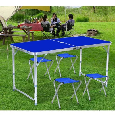 Раскладной туристический стол Easy Campi для пикника со стульями набор туристический в чемодане складной стол и 4 стула Easy Campi Синий+Мангал - 2 Раскладной туристический стол Easy Campi для пикника со стульями набор туристический в чемодане складной стол и 4 стула Easy Campi Синий+Мангал - 2 - Robinzon.ua