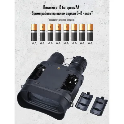Бинокль ночного видения MHZ 400B 7714 черный - 6 Бинокль ночного видения MHZ 400B 7714 черный - 6 - Robinzon.ua