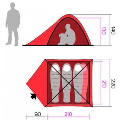 Намет Hannah Tycoon 4 Зелений (1052-118HH0153TS.01) - 4 Намет Hannah Tycoon 4 Зелений (1052-118HH0153TS.01) - 4 - Robinzon.ua