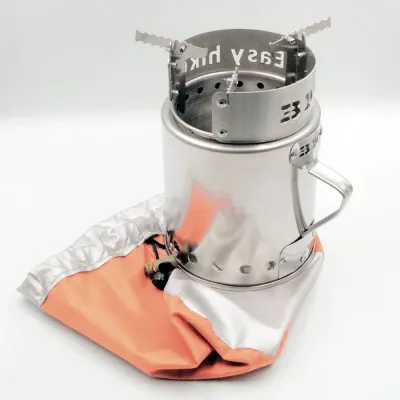 Пальник твердопаливний ультралегкий BM Easy Hike Airwood SOLO-bh BM з ручкою - 5 - Robinzon.ua