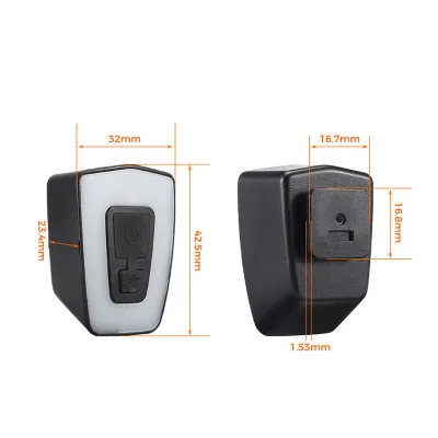 Ліхтар велосипедний задній габаритний West Biking YP0701308 Чорний (9698-40514) - 5 Ліхтар велосипедний задній габаритний West Biking YP0701308 Чорний (9698-40514) - 5 - Robinzon.ua