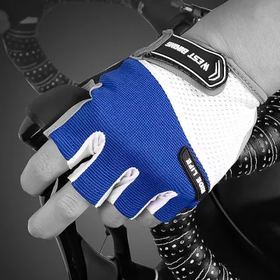 Велоперчатки West Biking 0211189 L Blue для езды на велосипеде - 8 - Robinzon.ua