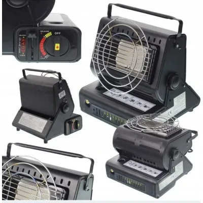 Портативный газовый обогреватель плита Happy home 2в1 функция газовой плиты - 4 Портативный газовый обогреватель плита Happy home 2в1 функция газовой плиты - 4 - Robinzon.ua