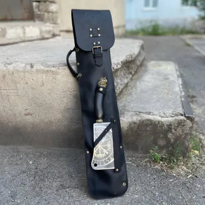 Набір шампурів Gorillas BBQ для шашлику РАГНАР в шкіряному чехлі - 6 Набір шампурів Gorillas BBQ для шашлику РАГНАР в шкіряному чехлі - 6 - Robinzon.ua