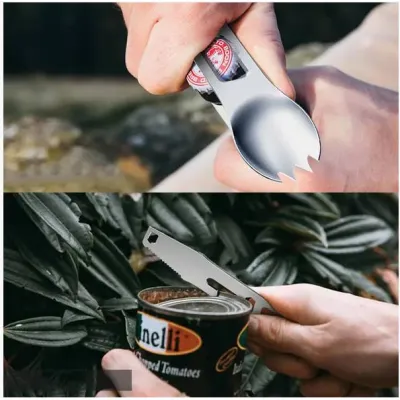 Туристический походный набор YUANTOOSE S01 нож, вилка, ложка - 3 Туристический походный набор YUANTOOSE S01 нож, вилка, ложка - 3 - Robinzon.ua