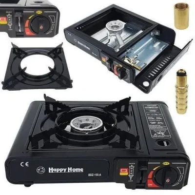 Плитка туристична від балончика з п'єзопідпалом + кейс Happy Home BDZ-155A з перехідником (BDZ-155A) - 5 Плитка туристична від балончика з п'єзопідпалом + кейс Happy Home BDZ-155A з перехідником (BDZ-155A) - 5 - Robinzon.ua