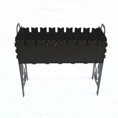 Разборной мангал Огонек Троян (3мм) ЧПУ04 66*30*70 см - 3 Разборной мангал Огонек Троян (3мм) ЧПУ04 66*30*70 см - 3 - Robinzon.ua