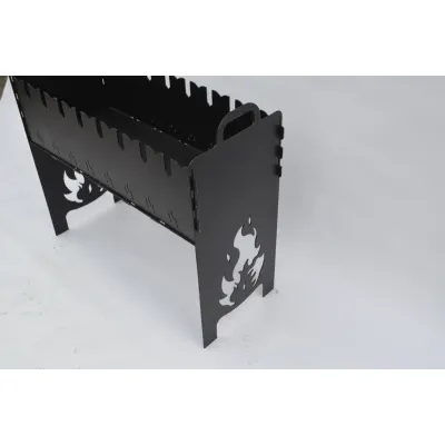 Разборной мангал Огонек Троян (3мм) ЧПУ04 66*30*70 см - 5 Разборной мангал Огонек Троян (3мм) ЧПУ04 66*30*70 см - 5 - Robinzon.ua