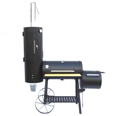 Модульний коптильний комплекс Троян Преміум 14 шампурів вертлюг казан з підвісом - 2 Модульний коптильний комплекс Троян Преміум 14 шампурів вертлюг казан з підвісом - 2 - Robinzon.ua