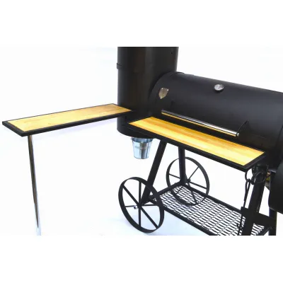 Модульный коптильный комплекс Мангал - гриль Троян Базовый 200 см Черный - 1 - Robinzon.ua