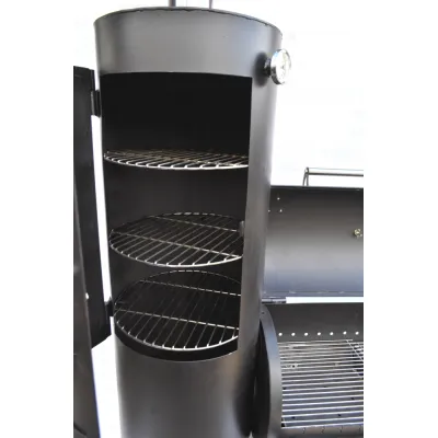 Модульный коптильный комплекс Мангал - гриль Троян Базовый 200 см Черный - 2 - Robinzon.ua