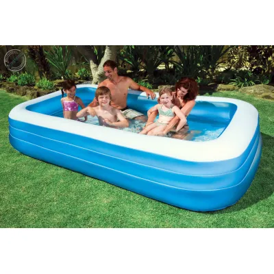 Басейн надувний сімейний Intex 58484 183х305 см Синій з білим (001276) - 1 Басейн надувний сімейний Intex 58484 183х305 см Синій з білим (001276) - 1 - Robinzon.ua