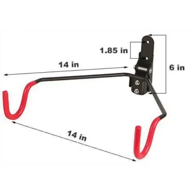 Кріплення для велосипеда на стіну Feel Fit Чорно-червоний - 3 Кріплення для велосипеда на стіну Feel Fit Чорно-червоний - 3 - Robinzon.ua