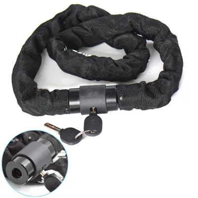 Замок-ланцюг під ключ Feel Fit 6x1000 мм Чорний - 2 Замок-ланцюг під ключ Feel Fit 6x1000 мм Чорний - 2 - Robinzon.ua