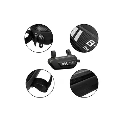 Велосипедная сумка на раму B-Soul Черная BAO-010 - 3 - Robinzon.ua