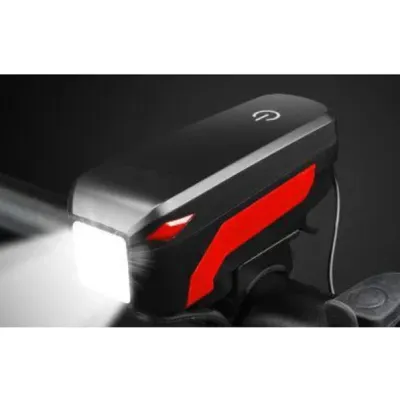 Фонарь велосипедный Feel Fit DEN-058 с сигналом - 1 Фонарь велосипедный Feel Fit DEN-058 с сигналом - 1 - Robinzon.ua