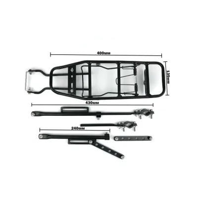 Велосипедный багажник под дисковый тормоз, алюминиевый Feel Fit Черный - 2 Велосипедный багажник под дисковый тормоз, алюминиевый Feel Fit Черный - 2 - Robinzon.ua