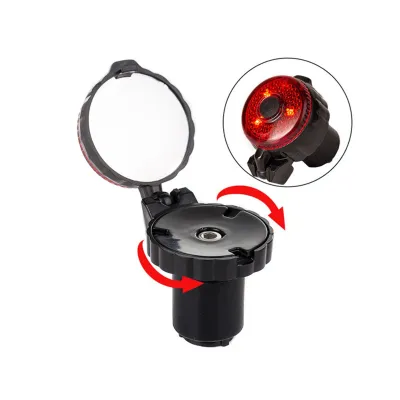 Дзеркало для велосипеда на кермо 1 шт Feel Fit чорне - 2 Дзеркало для велосипеда на кермо 1 шт Feel Fit чорне - 2 - Robinzon.ua