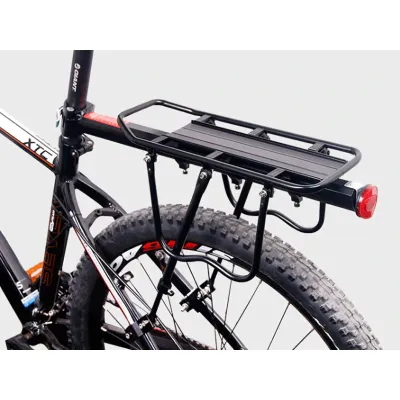 Велосипедный багажник 20-29'' алюминиевый Feel Fit черный - 1 - Robinzon.ua