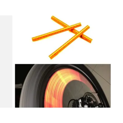 Светоотражающие накладки на спицы Feel Fit оранжевые - 1 Светоотражающие накладки на спицы Feel Fit оранжевые - 1 - Robinzon.ua