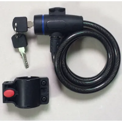 Замок на тросовий велосипед під ключ 10*1200 мм Feel Fit чорний - 4 Замок на тросовий велосипед під ключ 10*1200 мм Feel Fit чорний - 4 - Robinzon.ua