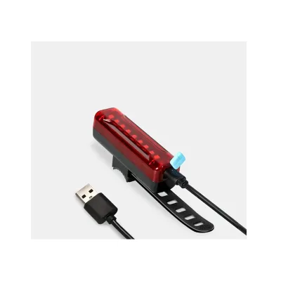 Вело габарит мигалка DEN-065 Feel Fit Чорно-червоний - 2 Вело габарит мигалка DEN-065 Feel Fit Чорно-червоний - 2 - Robinzon.ua