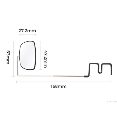 Дзеркало на окуляри для велосипедиста Feel Fit JZ-008 Чорний - 2 - Robinzon.ua