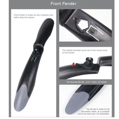 Крила велосипедні Feel Fit Чорний - 5 Крила велосипедні Feel Fit Чорний - 5 - Robinzon.ua