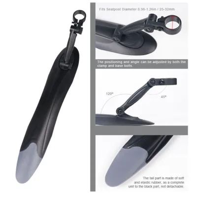 Крила велосипедні Feel Fit Чорний - 7 Крила велосипедні Feel Fit Чорний - 7 - Robinzon.ua