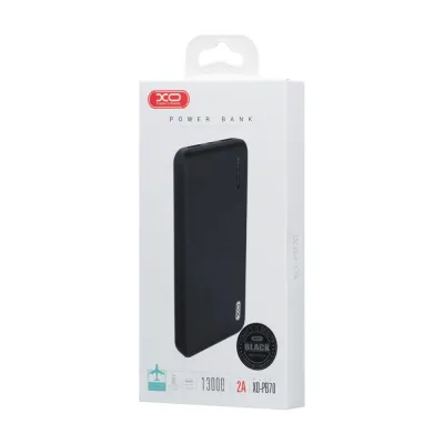 УМБ Power Bank XO PB70 13000 mAh Чорний - 2 УМБ Power Bank XO PB70 13000 mAh Чорний - 2 - Robinzon.ua
