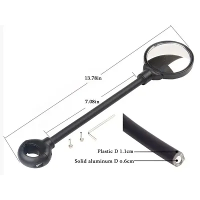 Зеркало велосипедное на руль гибкое Feel Fit Черное - 4 Зеркало велосипедное на руль гибкое Feel Fit Черное - 4 - Robinzon.ua