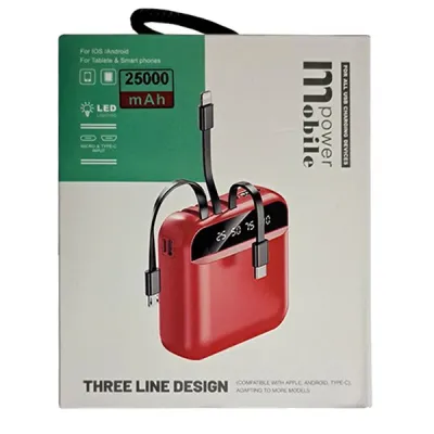 Внешний аккумулятор Power Bank WDW 25000mah белый - 2 Внешний аккумулятор Power Bank WDW 25000mah белый - 2 - Robinzon.ua