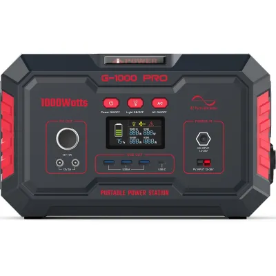 Зарядная станция портативная G-Power Station G-1000 Pro 1000 Вт - 1 Зарядная станция портативная G-Power Station G-1000 Pro 1000 Вт - 1 - Robinzon.ua