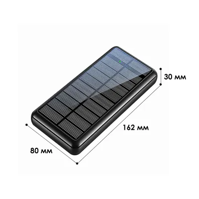 Повербанк Xionel YD-692S 20000mA УМБ Power Bank Black с солнечной батареей - 6 Повербанк Xionel YD-692S 20000mA УМБ Power Bank Black с солнечной батареей - 6 - Robinzon.ua