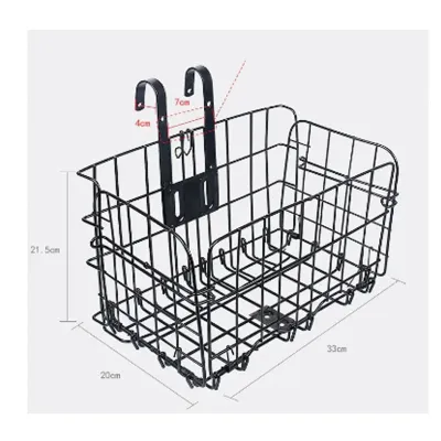 Кошик на велосипед складаний з кріпленням Feel Fit 332021,5 см Чорний - 4 Кошик на велосипед складаний з кріпленням Feel Fit 332021,5 см Чорний - 4 - Robinzon.ua