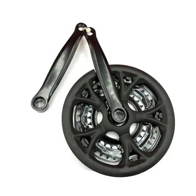 Шатуни сталеві під квадрат для велосипеда Feel Fit 42/32/22 YP-007 Чорний - 1 Шатуни сталеві під квадрат для велосипеда Feel Fit 42/32/22 YP-007 Чорний - 1 - Robinzon.ua