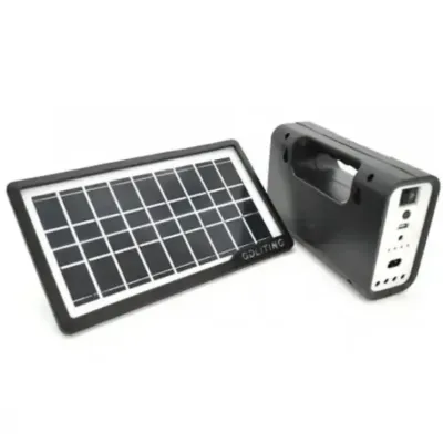 Портативная аккумуляторная станция для зарядки с фонарем солнечной панелью GDLITE GD-1 плюс 3 лампочки - 1 Портативная аккумуляторная станция для зарядки с фонарем солнечной панелью GDLITE GD-1 плюс 3 лампочки - 1 - Robinzon.ua
