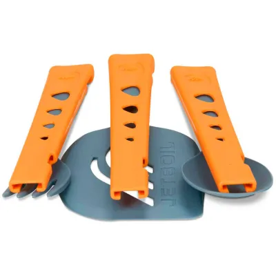 Набір столових приборів Jetboil Jetset Utensil Kit Orange (JB UTN) - 2 - Robinzon.ua