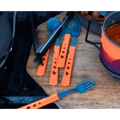 Набір столових приборів Jetboil Jetset Utensil Kit Orange (JB UTN) - 4 - Robinzon.ua