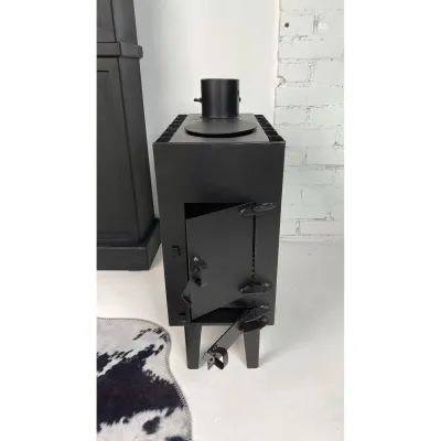 Печь-буржуйка 4мм с радиатором и варочной поверхностью 5мм - 2 Печь-буржуйка 4мм с радиатором и варочной поверхностью 5мм - 2 - Robinzon.ua