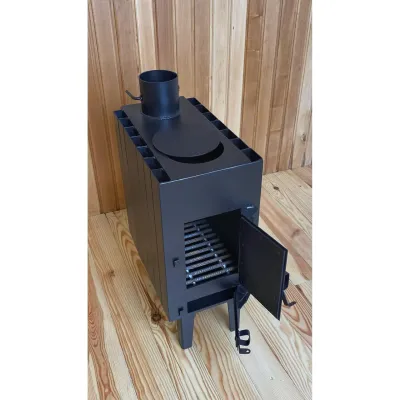 Печь-буржуйка 4мм с радиатором и варочной поверхностью 5мм - 5 Печь-буржуйка 4мм с радиатором и варочной поверхностью 5мм - 5 - Robinzon.ua