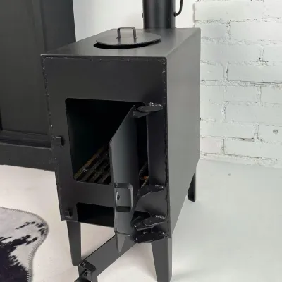 Піч-буржуйка 3мм з варильною поверхнею - 1 - Robinzon.ua