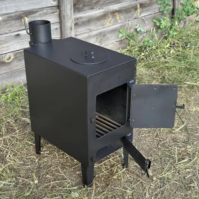 Піч-буржуйка 3мм з варильною поверхнею - 2 - Robinzon.ua