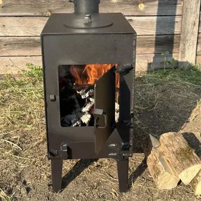 Піч-буржуйка 3мм з варильною поверхнею - 3 - Robinzon.ua