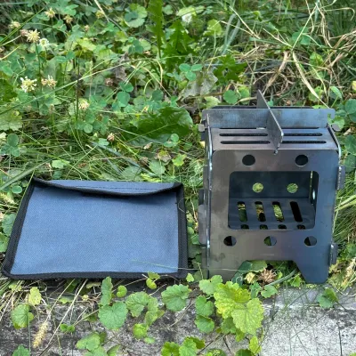 Піч-трісочниця Mzavod 13.5х13.5х15см 2мм мала з чохлом - 3 - Robinzon.ua